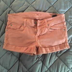 Pink shorts